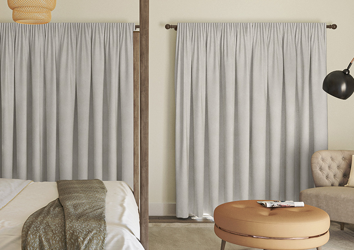 Florence Faux Suede, Grey Mist - Made to Measure Curtains - Image 7